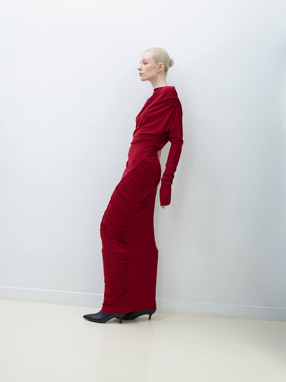 Jersey Draped Dress