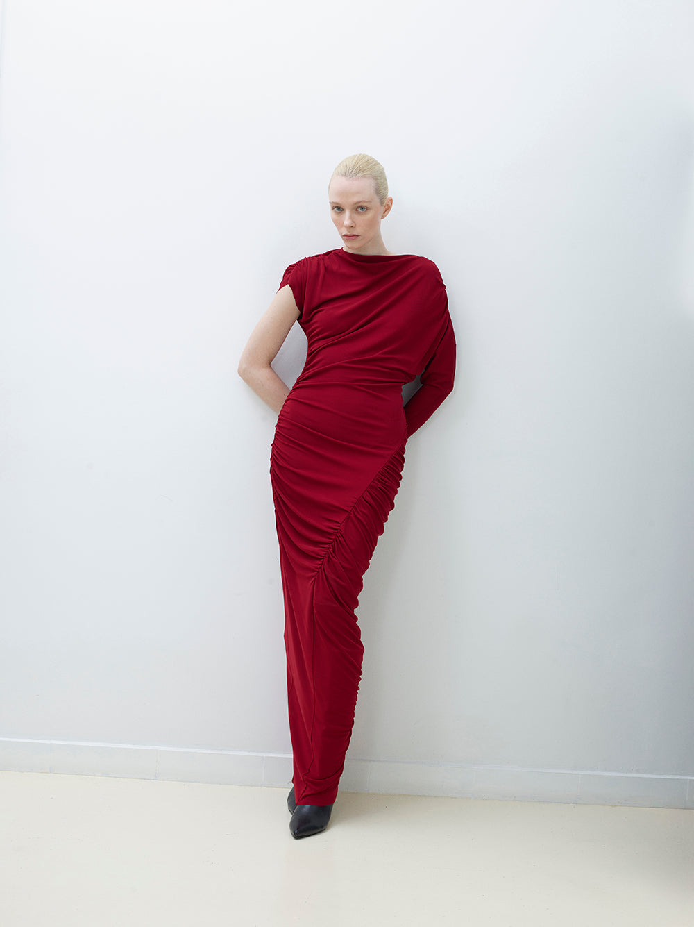 Jersey Draped Dress