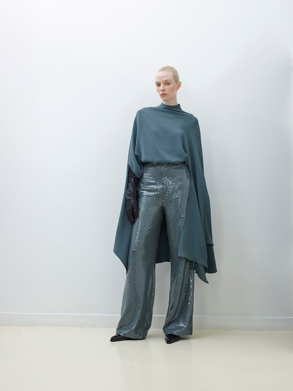 Sequin Wide Leg Pants
