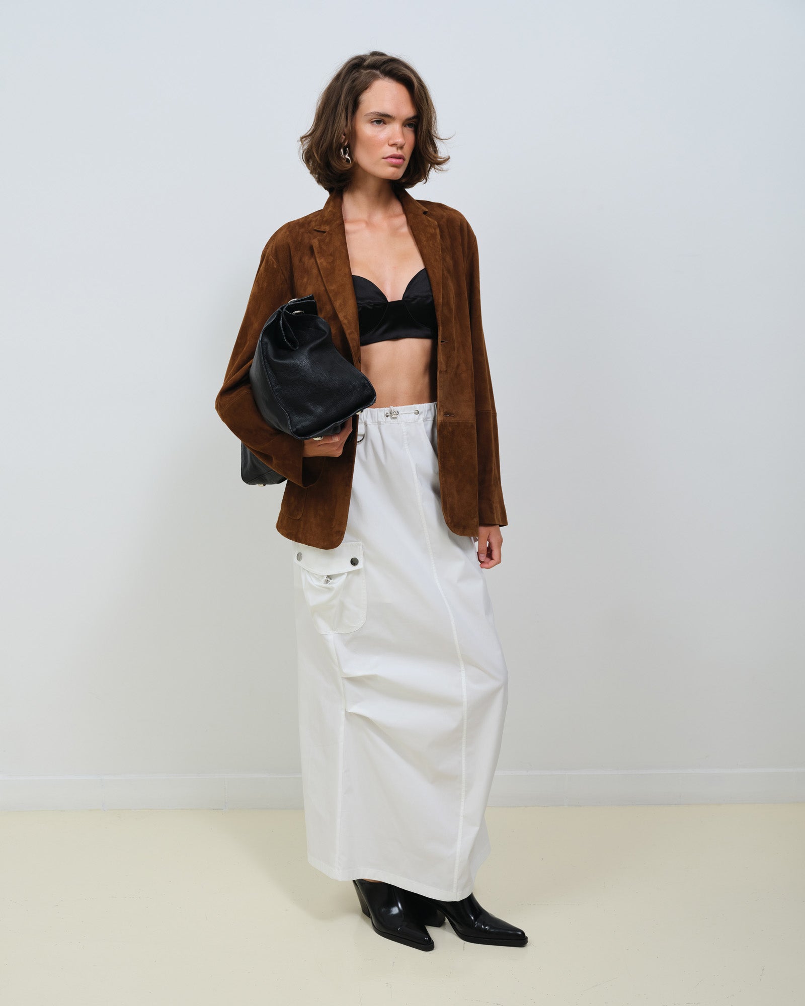 BROWN SUEDE BLAZER
